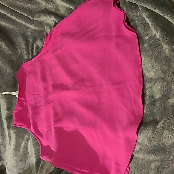 WAS  $59. TCEC Pink Sleeveless Blouse - Picture 6 of 8